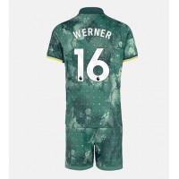 Maglia Calcio Tottenham Hotspur Timo Werner #16 Terza Divisa Bambino 2024-25 Manica Corta (+ pantaloncini)